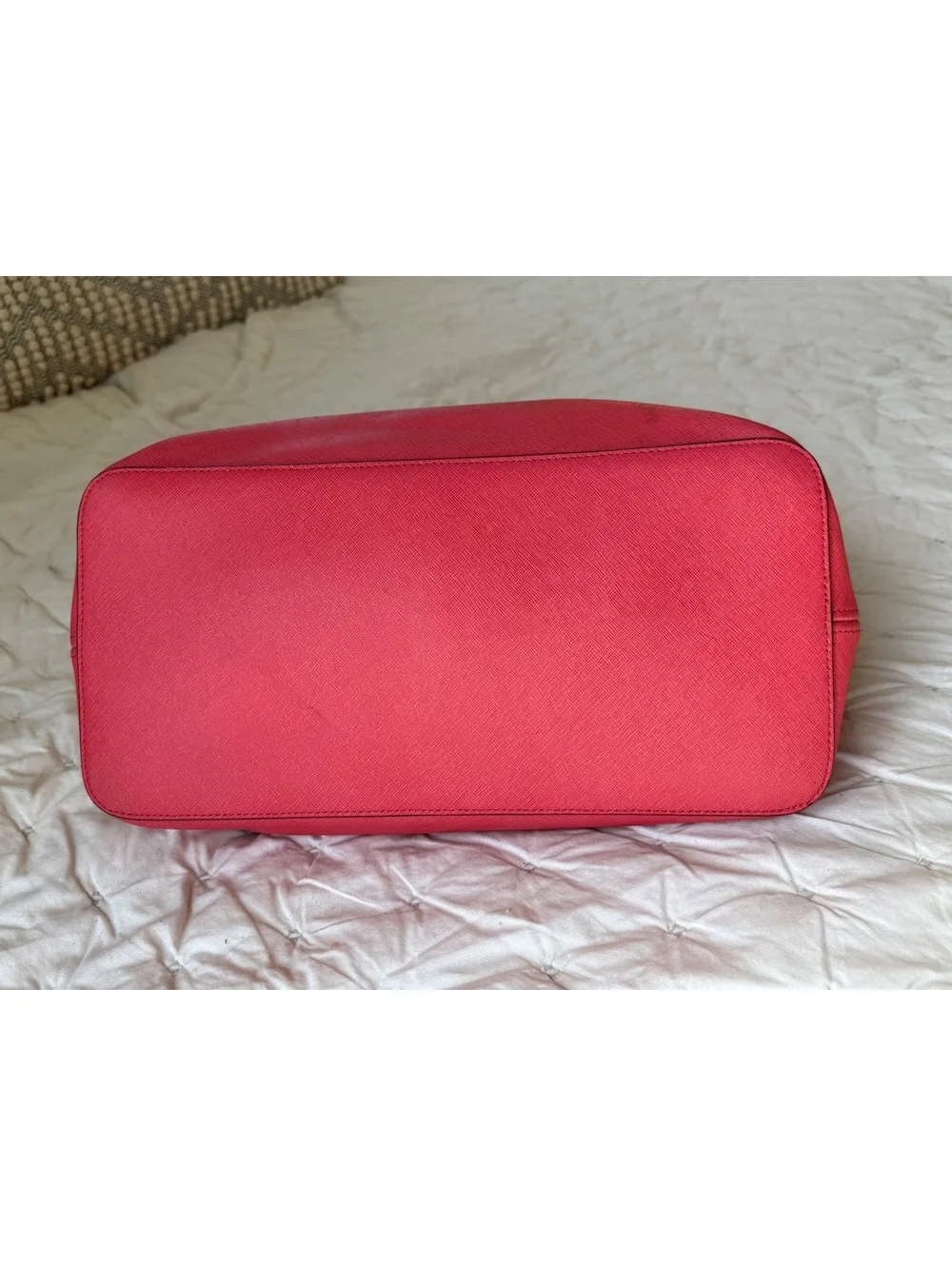 Michael Kors Jet Set Large Tote Pink Grapefruit Saffiano Leather (Cp2/hbp)